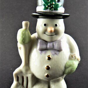 LENOX FIGURAL SNOWMEN SALT SHAKER A17